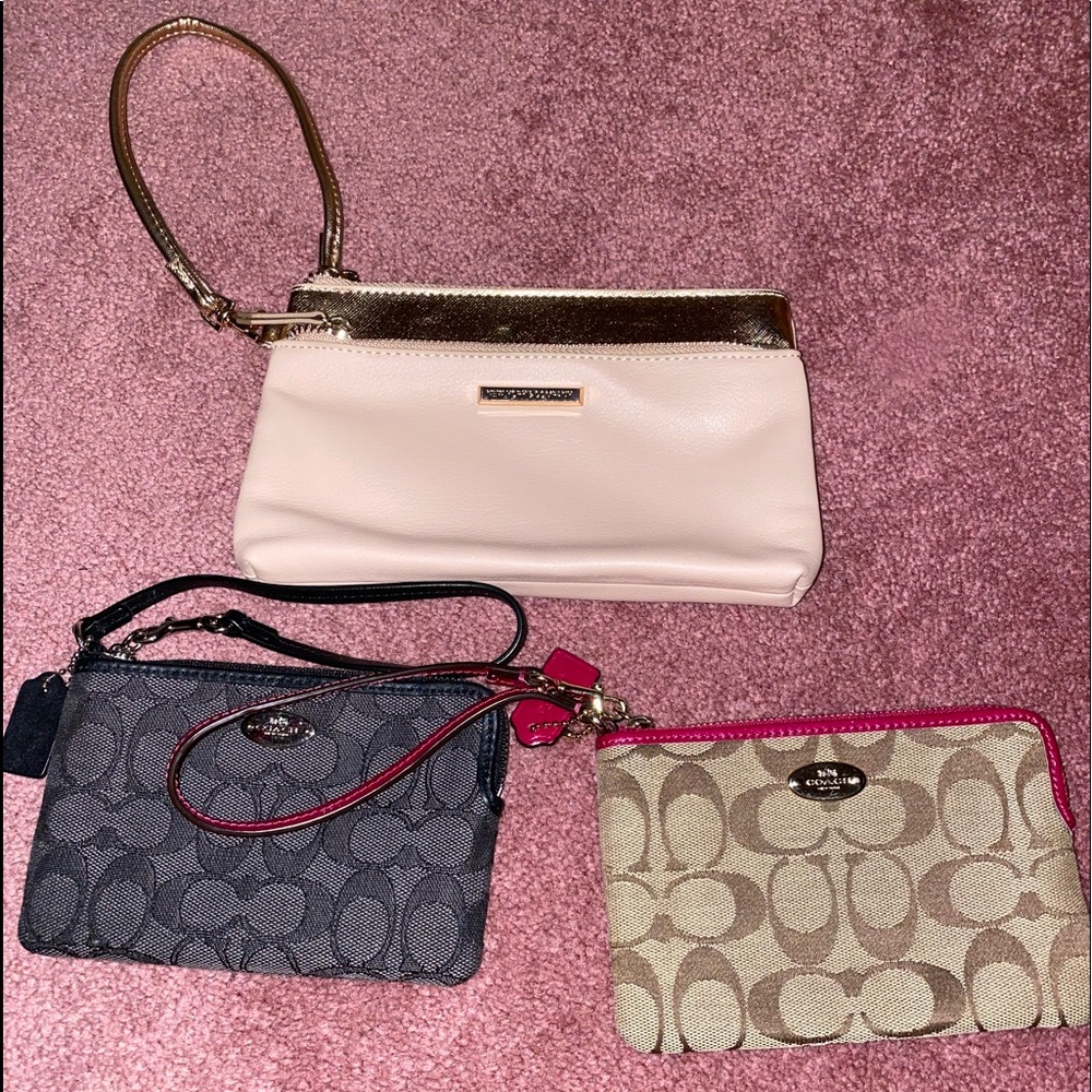 2 Coach Wristlets and New York and Co. Wristlet